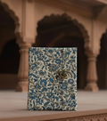 (Preorder) Lock diary flowers off white