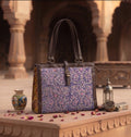 (Pre order) Floral Blue tote
