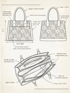 Leather Tote spec diagram